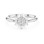 Gold Ring 1 (379), White Gold, view 4