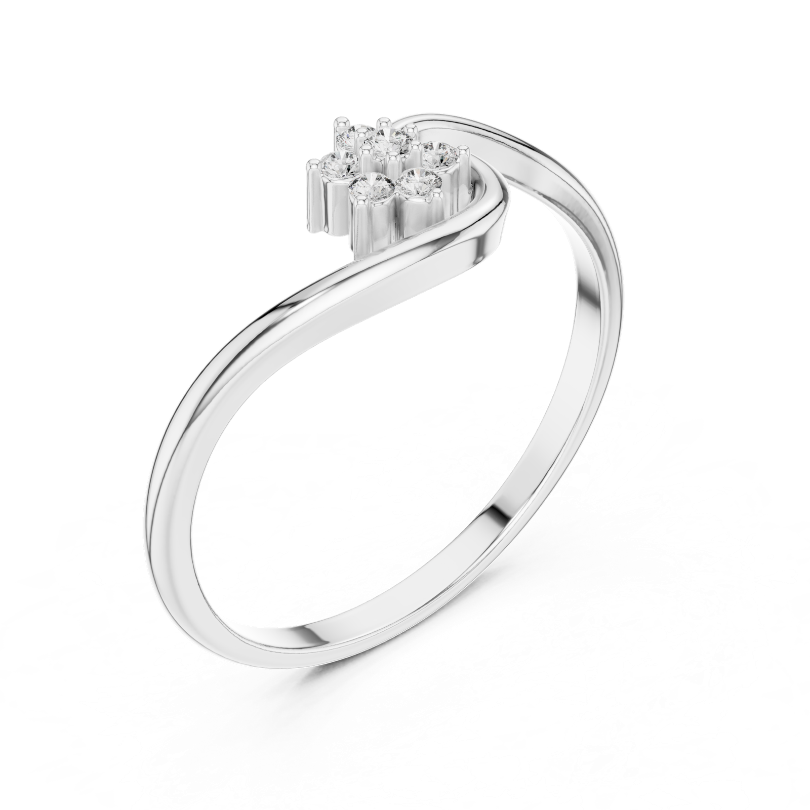 Gold Ring 1 (185), White Gold, view 2