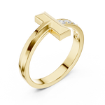 Gold Ring SBMR(3), Yellow Gold, view 2