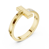 Gold Ring SBMR(3), Yellow Gold, view 2