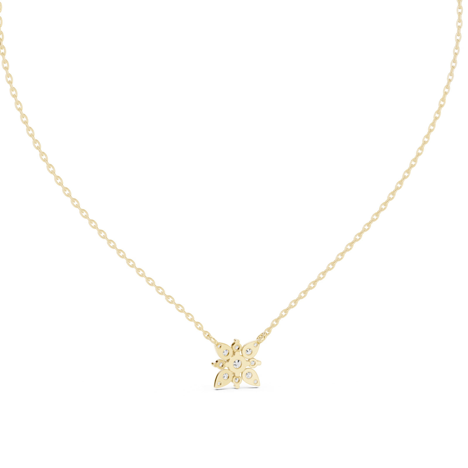 Gold Pendant GPD-0015, Yellow Gold, view 4