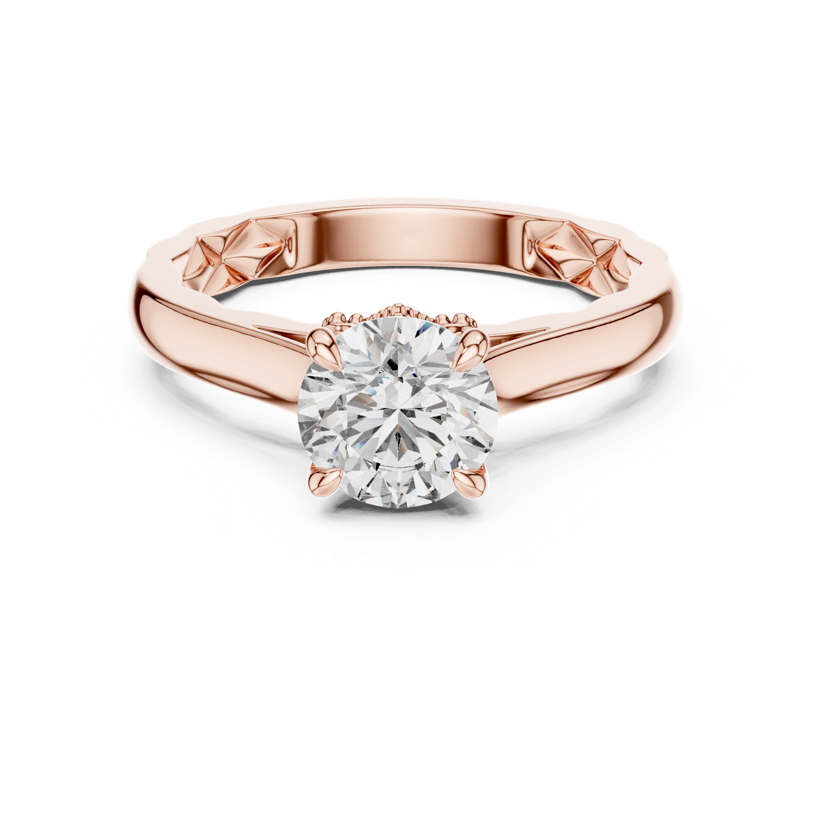 Gold Ring LR-0044, Rose Gold