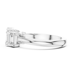 Gold Ring DDLR-1079, White Gold, view 3