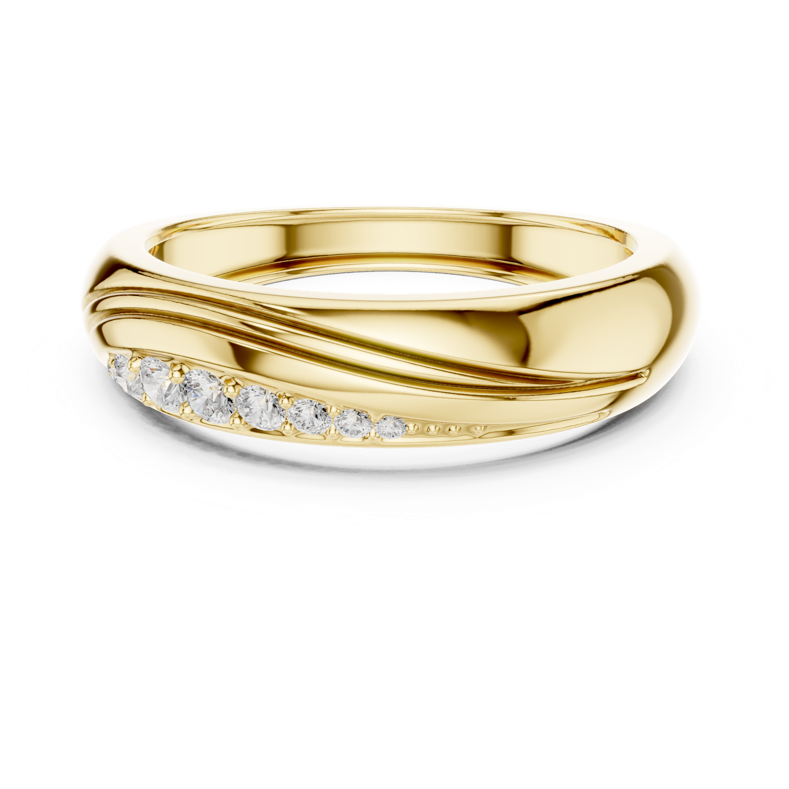 Gold Ring SBMR(14), Yellow Gold, view 4