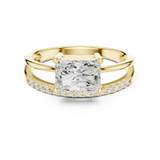 Gold Ring DDLR-471, Yellow Gold, view 4