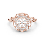 Gold Ring DDLR-786, Rose Gold