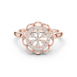 Gold Ring DDLR-786, Rose Gold