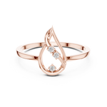 Gold Ring DR-6244, Rose Gold