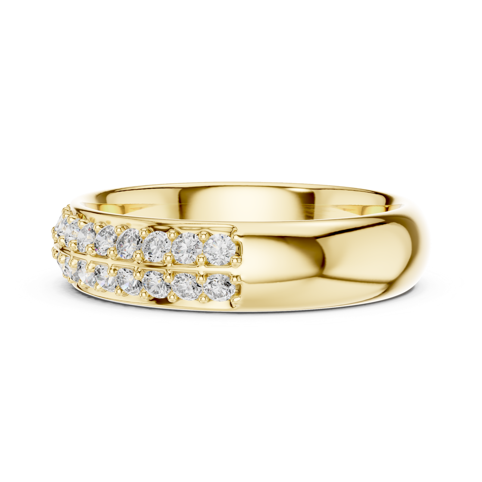 Gold Ring L03-549, Yellow Gold, view 3