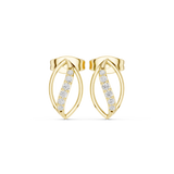 Gold Earrings SBER(26), Yellow Gold