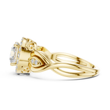 Gold Ring DDLR-821, Yellow Gold, view 3
