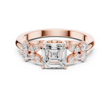 Gold Ring DDLR-1110, Rose Gold, view 4