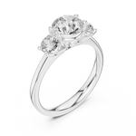 Gold Ring DDLR-638, White Gold, view 2