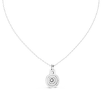 Gold Pendant GPD-0005, White Gold, view 4