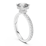 Gold Ring DDLR-165, White Gold