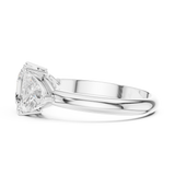 Gold Ring DDLR-1116, White Gold, view 3