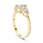 Gold Ring HLR-18, Yellow Gold, view 1