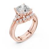 Gold Ring DDLR-440, Rose Gold, view 2