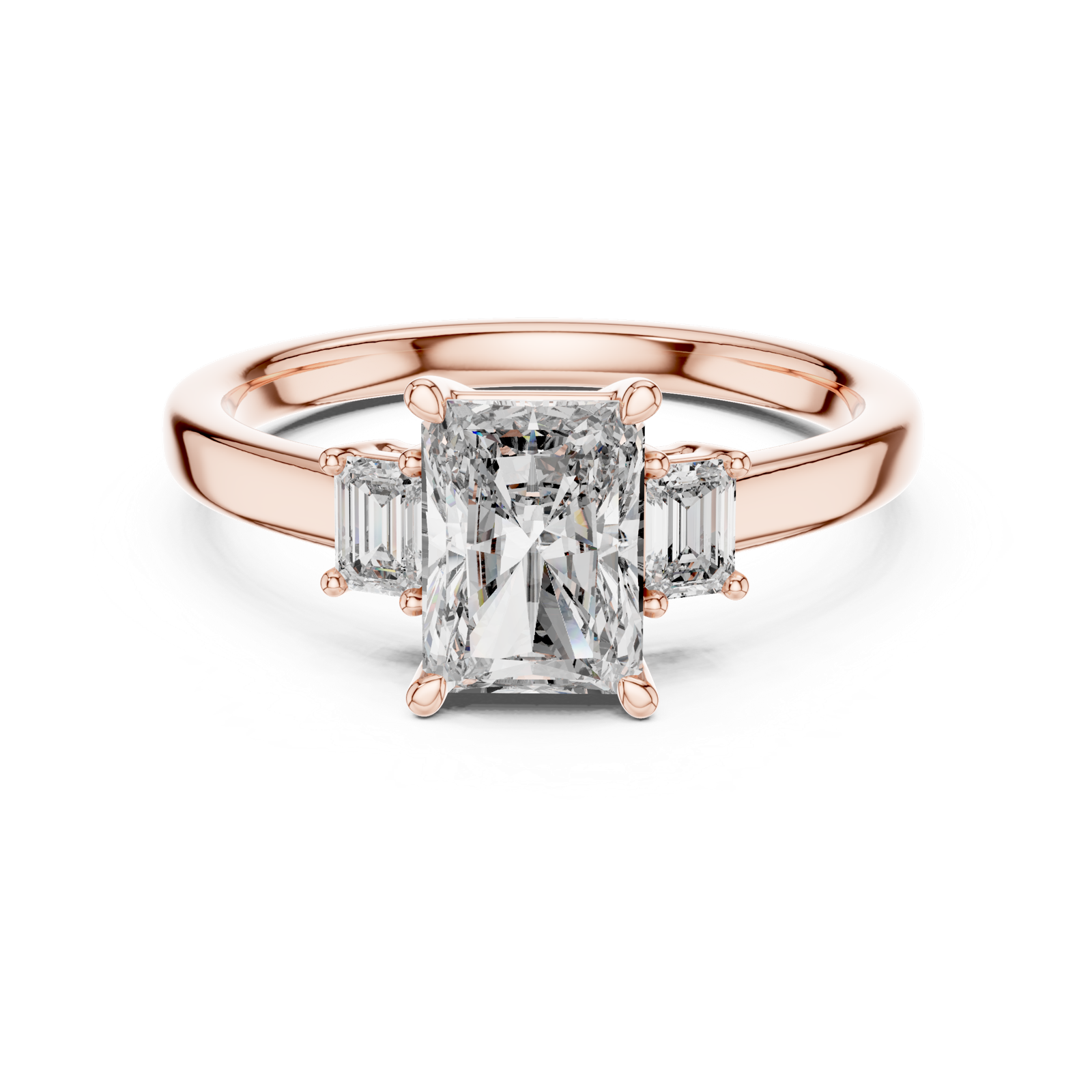 Gold Ring DDLR-038, Rose Gold