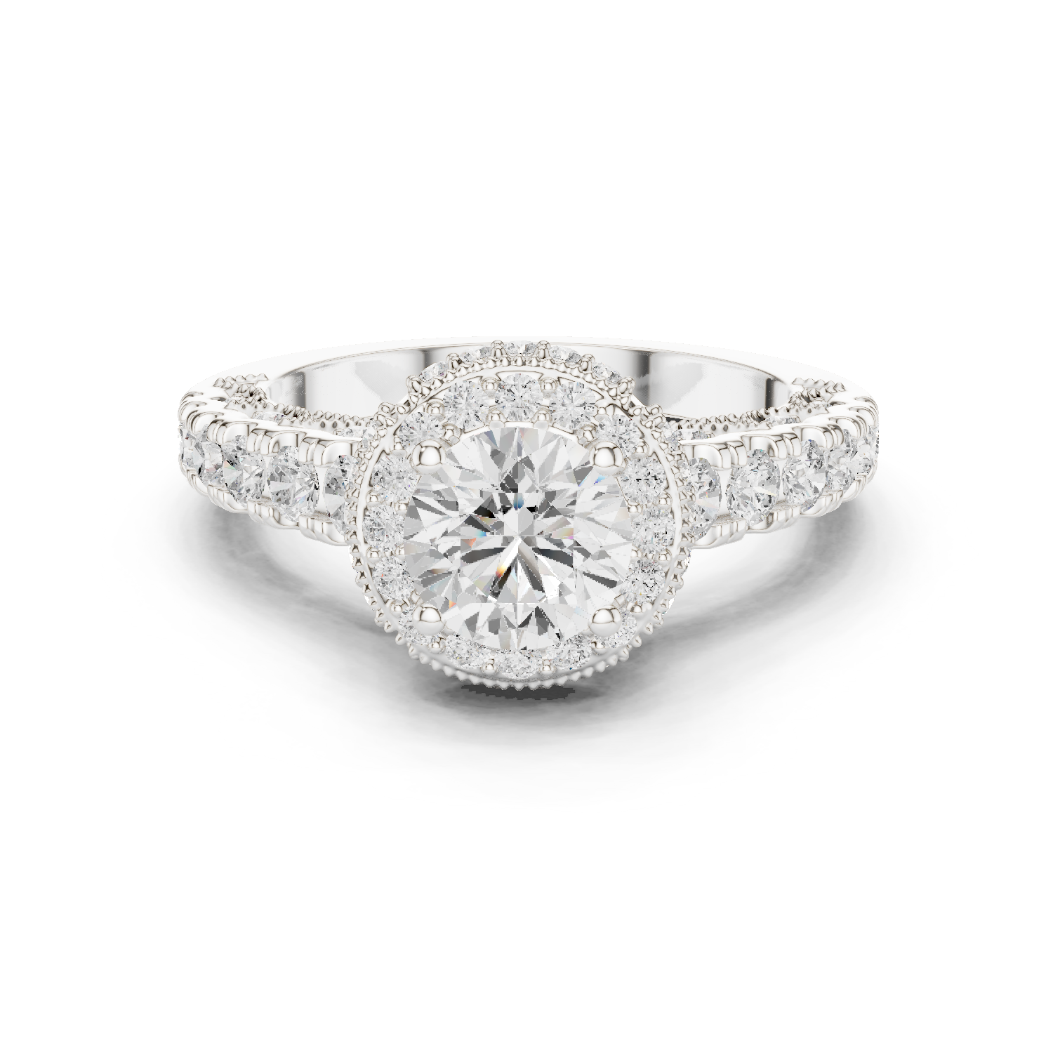 Gold Ring DDLR-778, White Gold