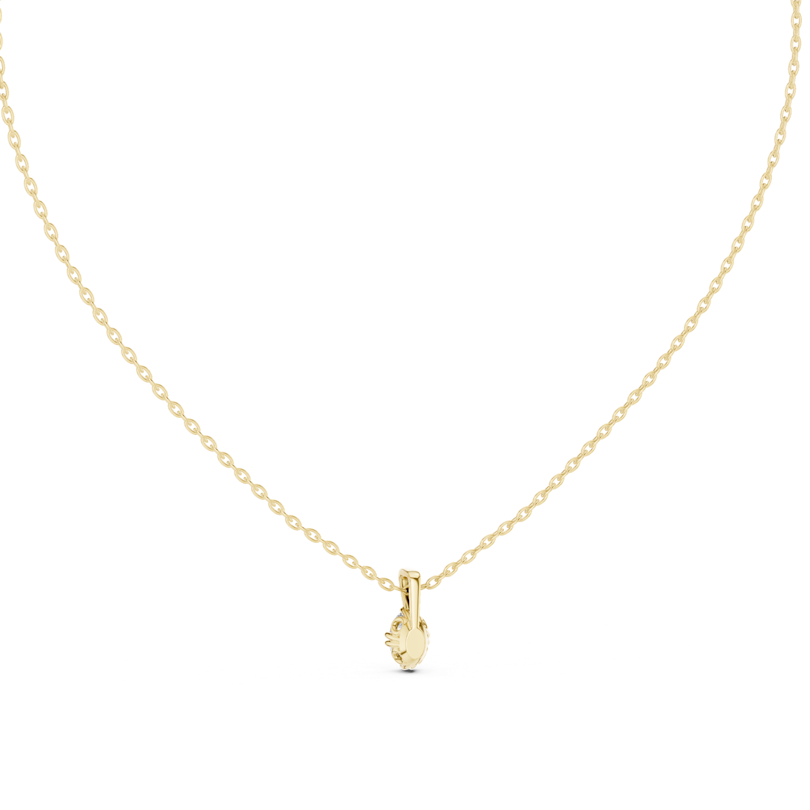 Gold Pendant GPD-0054, Yellow Gold, view 4