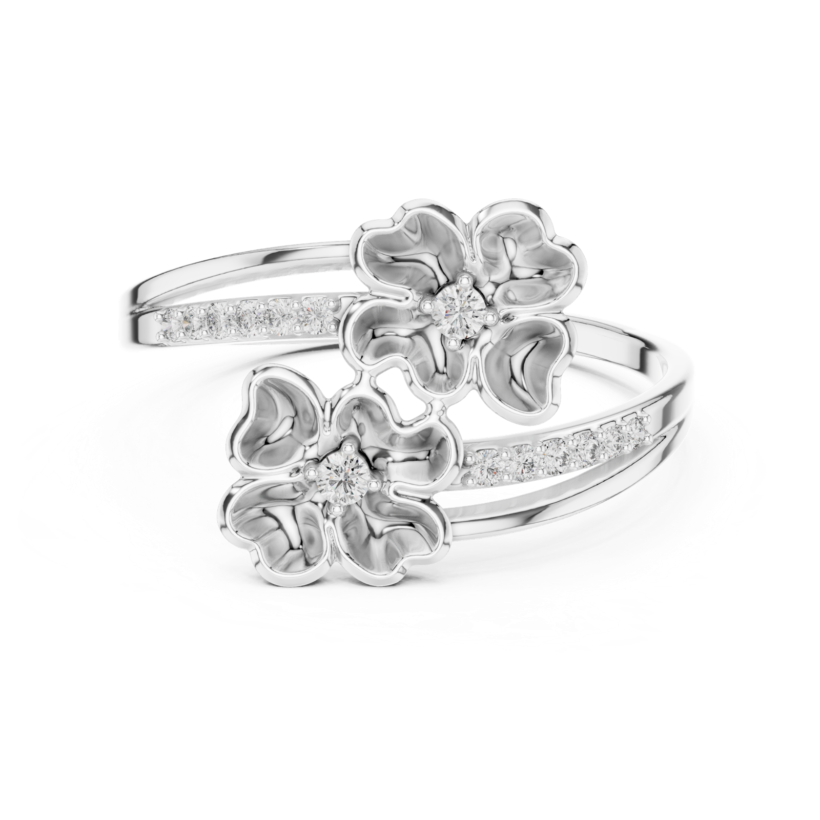 Gold Ring 1 (149), White Gold, view 4