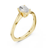 Gold Ring DDLR-478, Yellow Gold, view 2