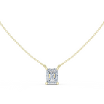 Gold Jewelry DDPO-001, Radiant center stone, Yellow Gold