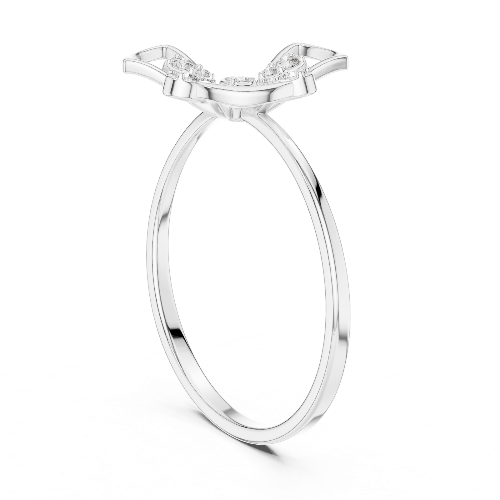 Gold Ring 1 (205), White Gold, view 1