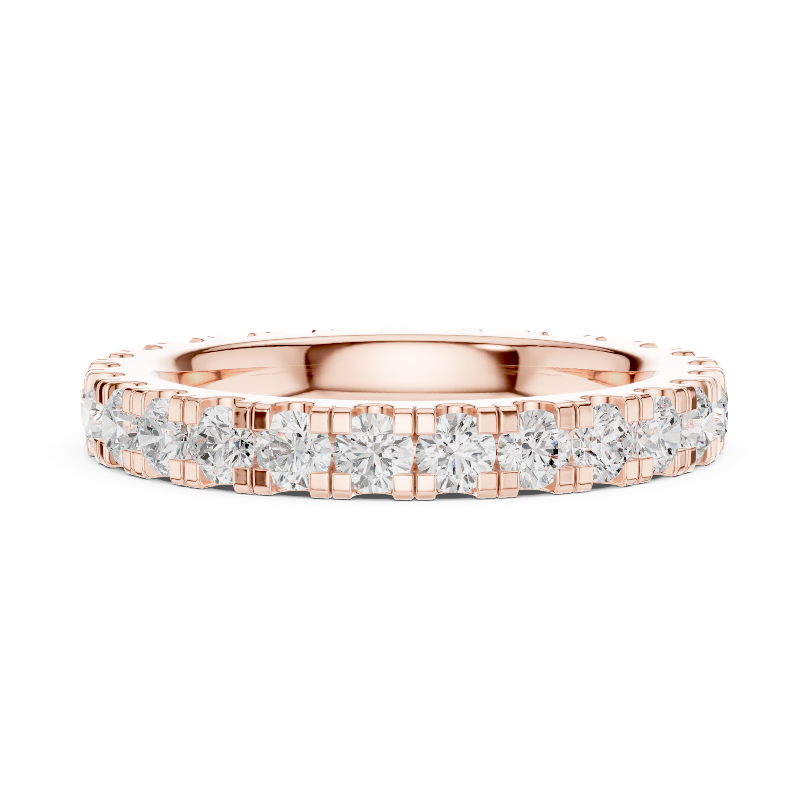 Gold Ring DDLR-607, Rose Gold, view 3