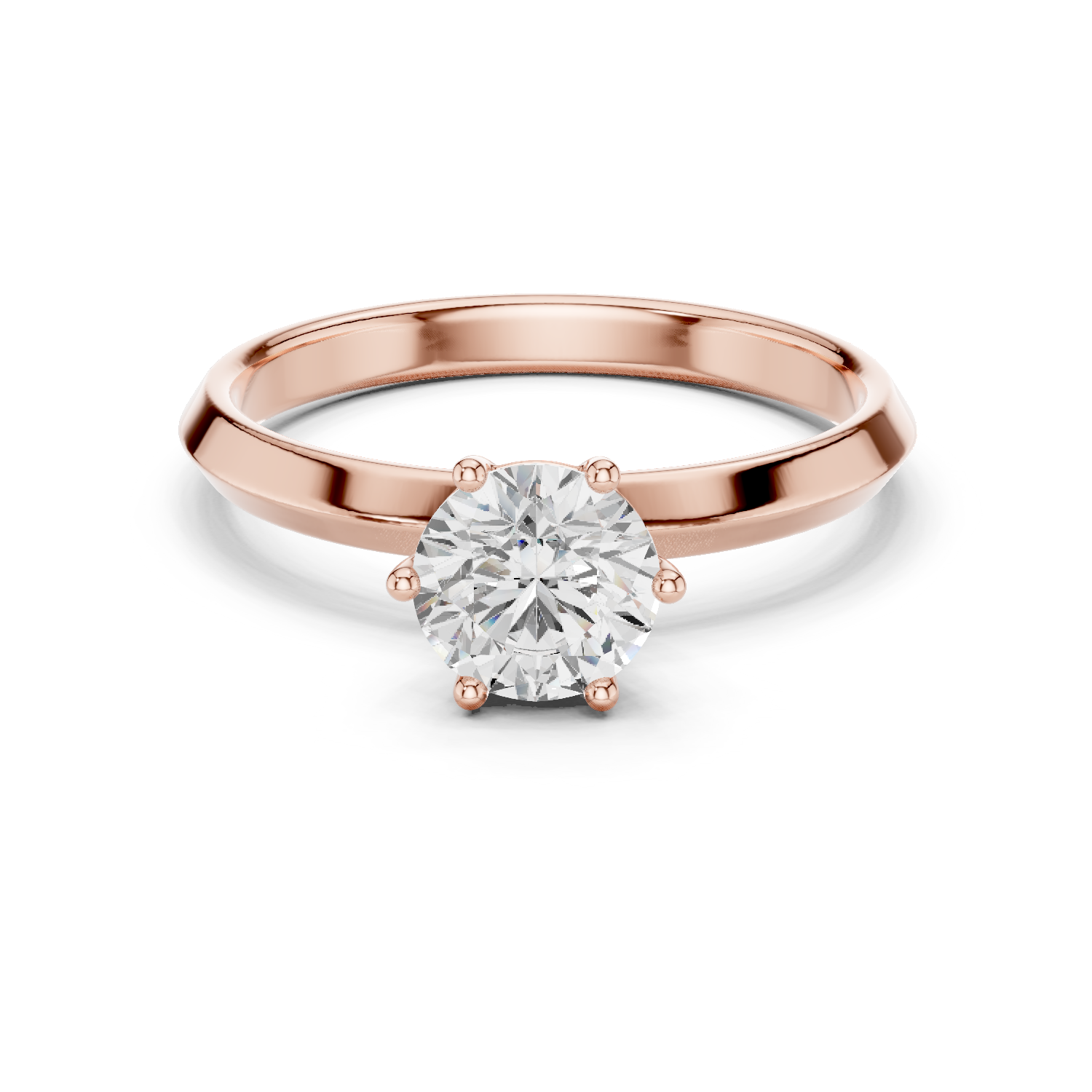 Gold Ring DDLR-766, Rose Gold
