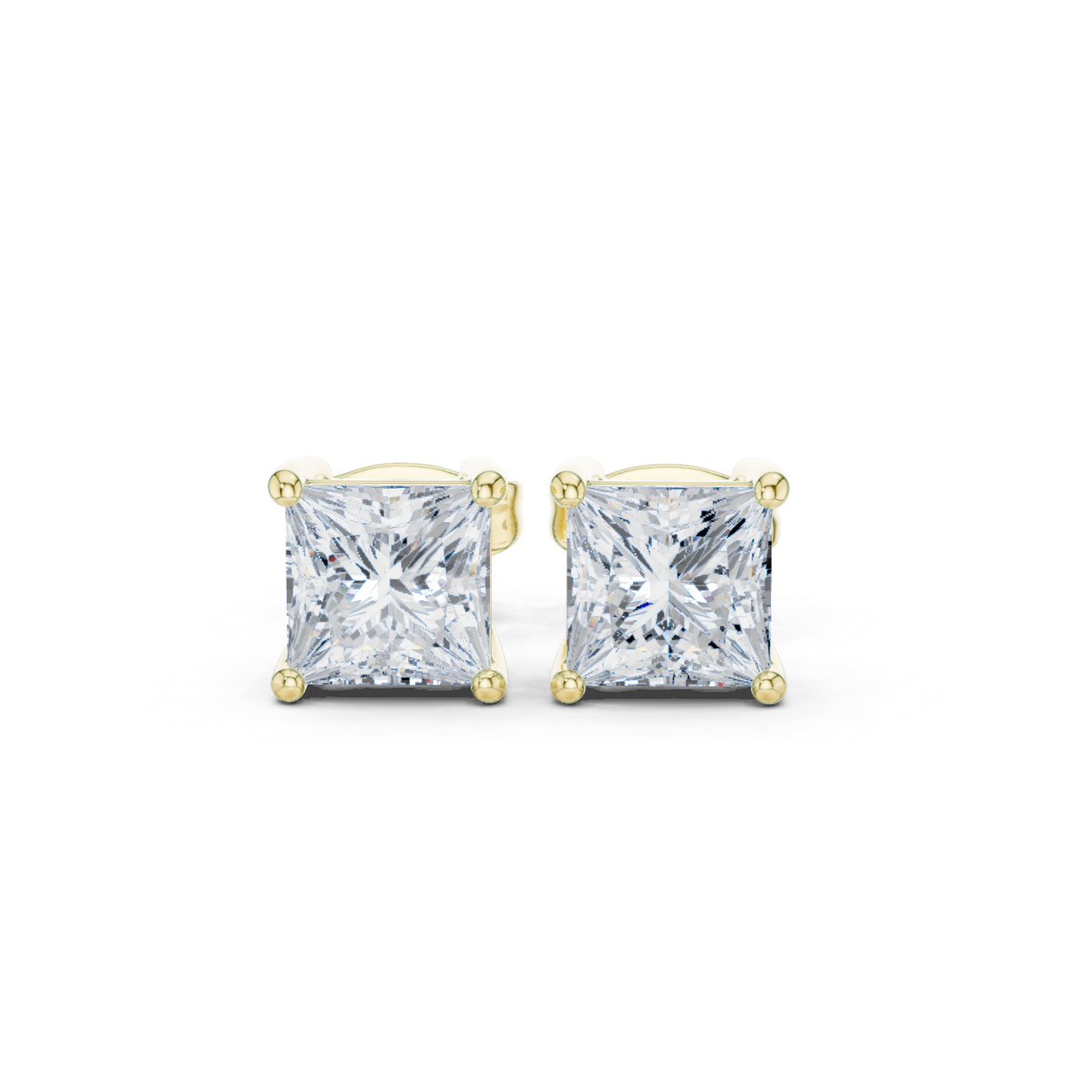 Gold Earrings SBER(7), Yellow Gold