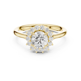 Gold Ring DDLR-673, Yellow Gold, view 4