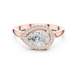 Gold Ring DDLR-346, Rose Gold, view 4
