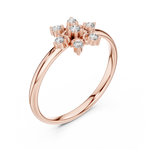 Gold Ring 1 (381), Rose Gold, view 2