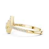 Gold Ring LR-01 (79), Yellow Gold, view 3