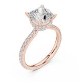 Gold Ring DDLR-1017, Rose Gold, view 2