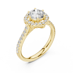 Gold Ring DDLR-677, Yellow Gold, view 2