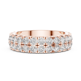 Gold Ring DDLR-223, Rose Gold, view 3