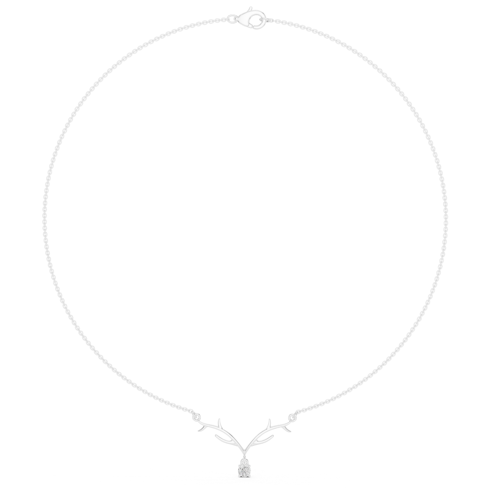 Gold Necklace SBWN (33), White Gold