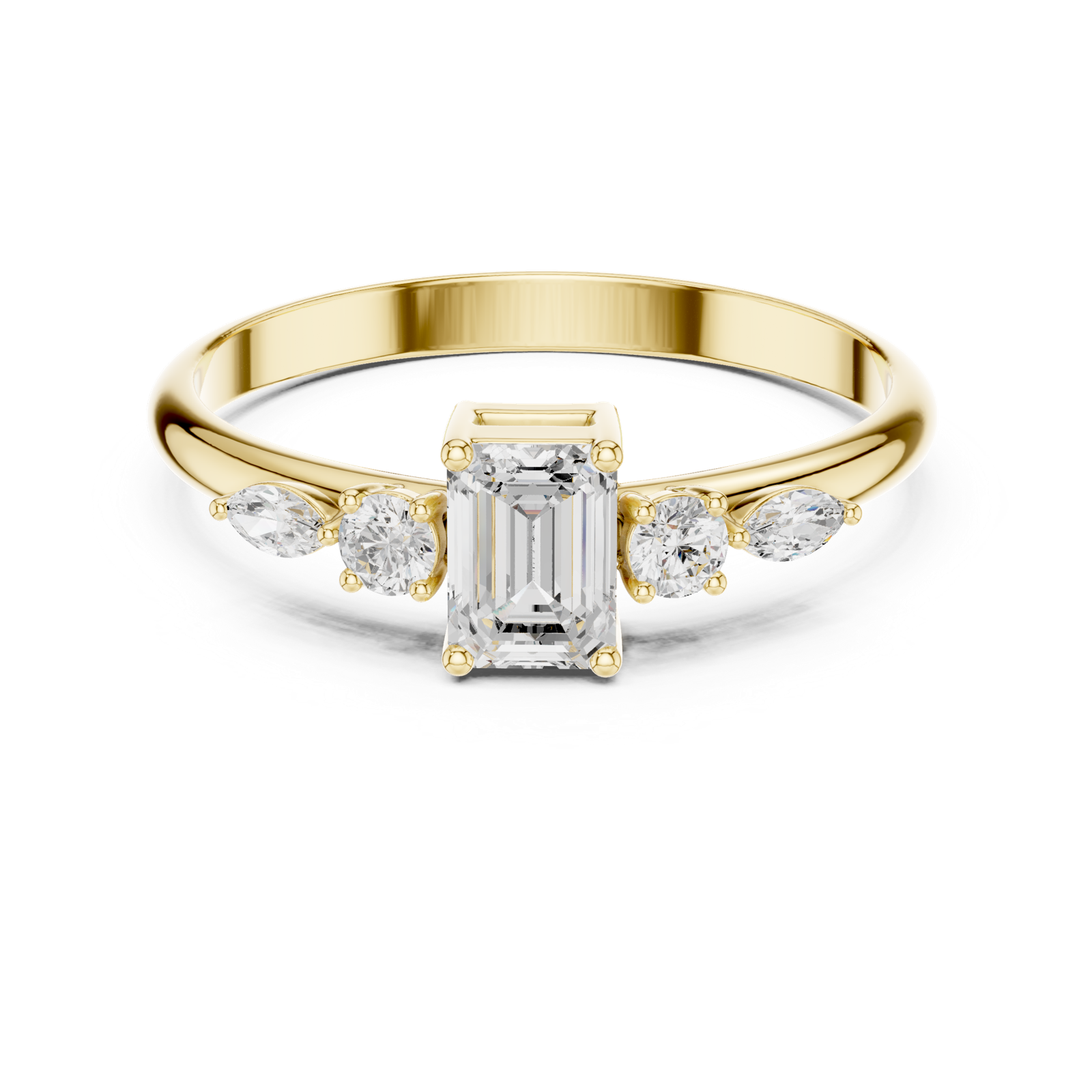 Gold Ring HLR-90, Yellow Gold