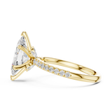 Gold Ring DDLR-1012, Yellow Gold, view 3