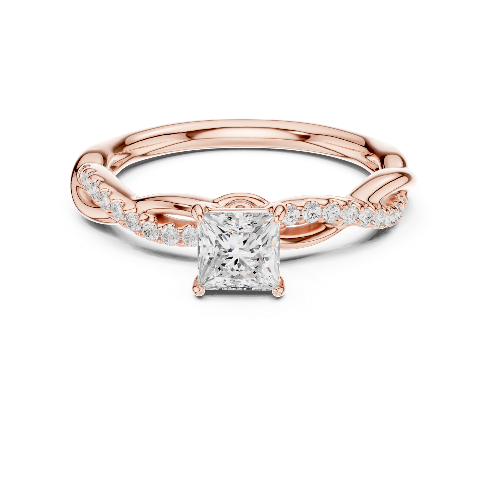 Gold Ring DDLR-590, Rose Gold