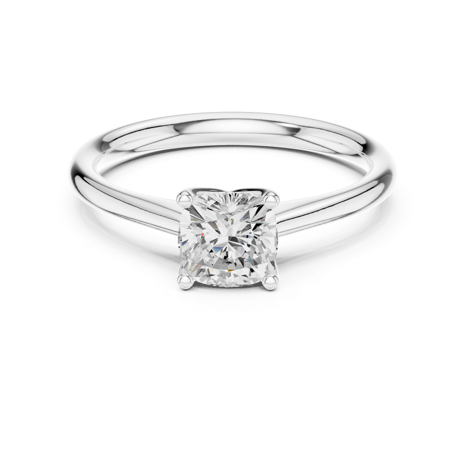 Gold Ring DDLR-797, White Gold, view 4