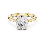 Gold Ring DDLR-986, Yellow Gold, view 4