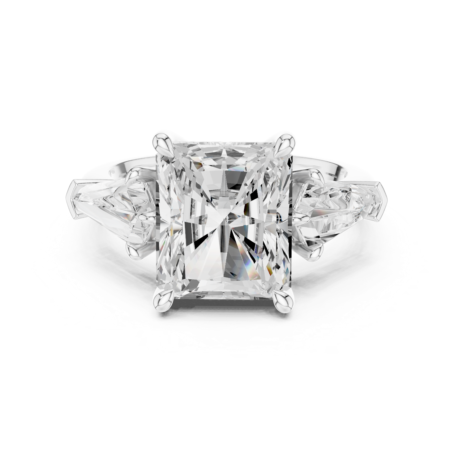 Gold Ring DDLR-1049, White Gold