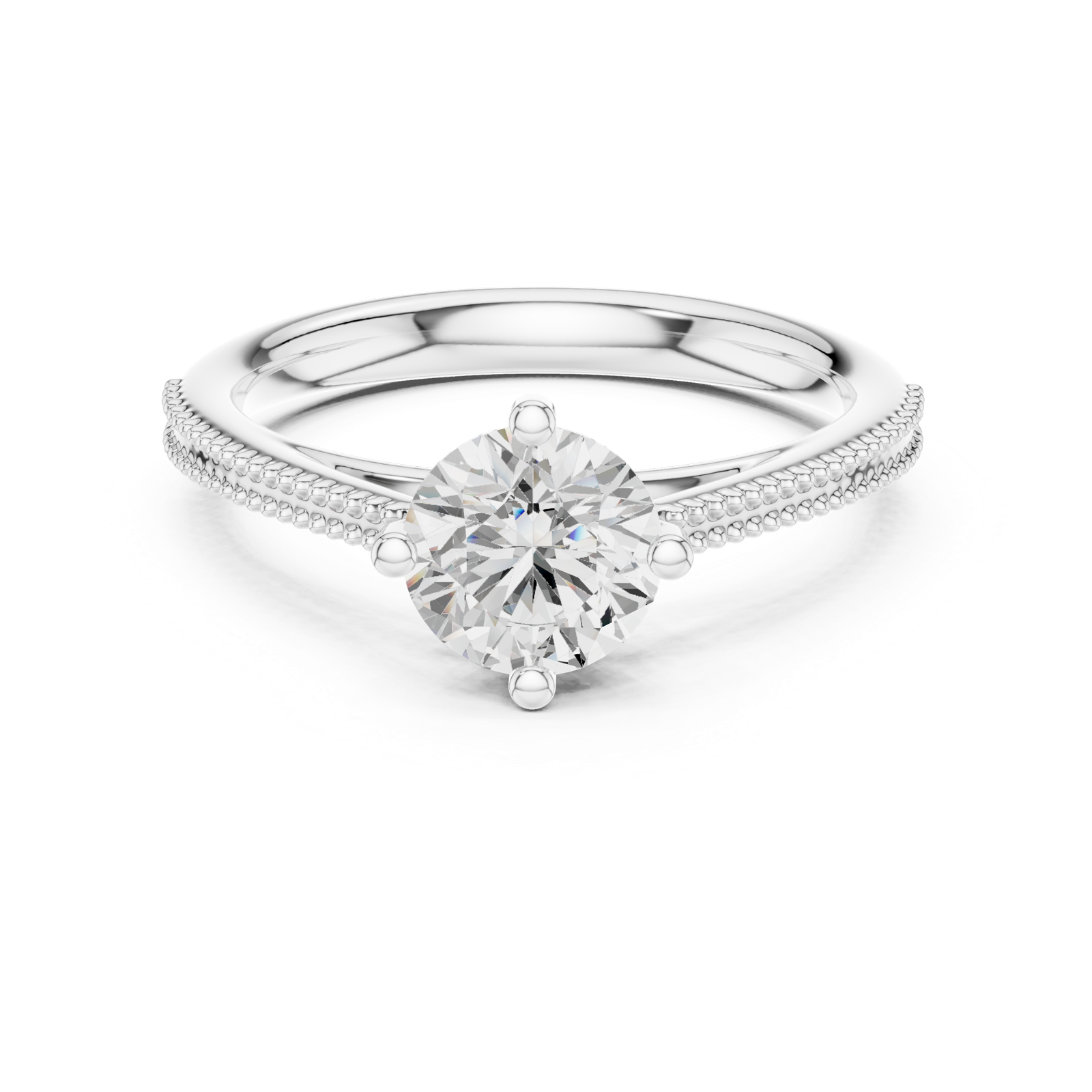 Gold Ring DDLR-647, White Gold