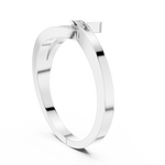 Gold Ring DDLR-737, White Gold, view 1