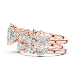 Gold Ring DDLR-945, Rose Gold, view 3