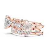 Gold Ring DDLR-945, Rose Gold, view 3